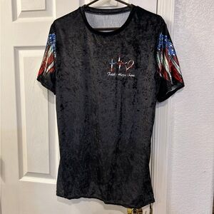 One nation under God, medium, fuzzy, soft shirt